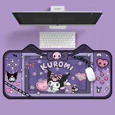 Cartoon Kuromi My Melody Mouse Pad Keyboard Table Nonslip Rug Mat 80*40ccm Mats picture