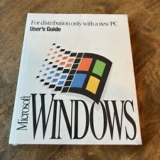 Vintage Microsoft Windows 3.1 User's Guide Brand New / Sealed F7.2 picture