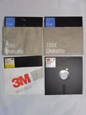 Qty 4 - 8inch floppy disk - DSDD - IBM and 3M - used - worked last used 25yr ago picture