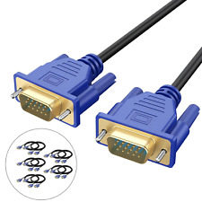 UVOOI VGA to VGA Cable 6FT 10-Pack, VGA Cord for Computer Monitor Gold-Plated S picture