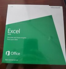Microsoft Excel 2013 Retail DVD Install PC Windows 1 PC Non Commercial Use picture
