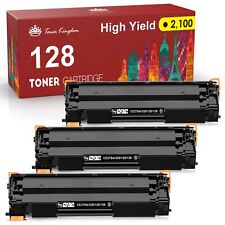 3PK High Yield Black CRG128 Toner Cartridge New For Canon 128 Faxphone L100 L190 picture