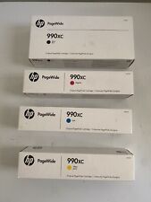 HP 990XC Page Wide CYMK  Ink Cartridge For P77750 P75050 Expire  2026 New picture