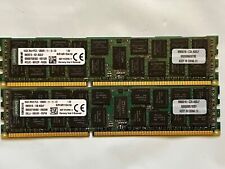 KINGSTON 32GB (2x16GB) PC3-12800R 1600MHz DDR3 ECC Registered Memory KVR16R11D4 picture