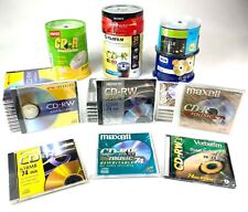 Lot of 304 Blank Discs Mixed Brands Blank CD R and CD RW New Sealed Sony Maxell picture
