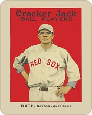 Babe Ruth Cracker Jack Adver Baseball  Mouse Pad Poster 7 3/4  x 9
