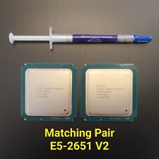 Matching Pair: Intel Xeon E5-2651 V2 12-Core SR19K 1.8GHz LGA 2011 CPU Grade A picture
