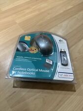 Vintage 2003 Logitech Cordless Wheel Mouse USB for PC MAC Sealed NEW picture