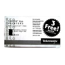Xerox Tektronix Phaser 850 Black Ink Cartridges-New (12-Sticks) picture