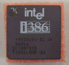 Intel 386DX-33 IV SX366 Ceramic CPU '85 A80386-DX-33 I386    picture
