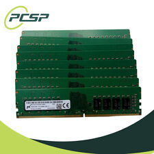 128GB RAM Kit - Micron 8x16GB PC4-2666V-U 2RX8 DDR4 UDIMM MTA16ATF2G64AZ-2G6E1 picture