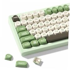  MOA Profile keycaps Cute,Matcha Custom keycaps PBT,Double Shot relaxed mood picture