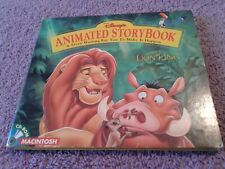 DISNEY ~ THE LION KING ~ ANIMATED STORY BOOK ~ CD-ROM MACINTOSH 1994 ~ VG+ picture