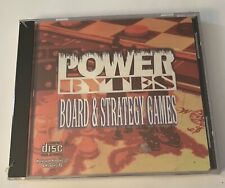 Power Bytes Board & Strategy Games Vintage 1995 PC CD Game Windows Brand New picture