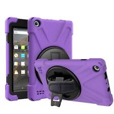For Amazon Kindle Fire 7 HD8 HD10 Hybrid Kickstand Rugged Tough Case Strap Cover picture