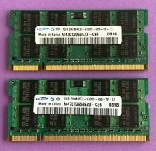 🟩Samsung 2GB (2X1GB) 2Rx8 PC2-5300S Laptop RAM Memory M470T2953EZ3-CE6 picture