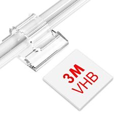 TidyHelper Outdoor Light Clips for String Lights, Adhesive Cable Large, Clear picture
