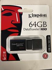 Kingston 64GB DataTraveler 100 G3 USB 3.0 USB Flash Drive DT100G3/64GB picture