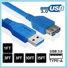 LOT USB 2.0 3.0 Extension Extender Cable Cord A Male to Female 1-16FT HIGH SPEED picture