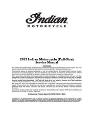BEST 2017 Indian Chief Springfield Roadmaster Classic Service Repair Manual CD picture
