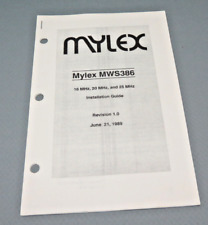 Vintage 1989 Mylex MWS386 Installation Guide Rev. 1.0 16 MHz, 20 MHz, and 25 Mhz picture