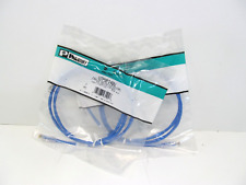 (lot of 2) Panduit UTPSPi4BU Cat6 Network Modular Patch Cable/Cord, 4 Ft Blue picture