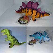 Disney Parks Animal Kingdom Dinoland ToySmith DINOSAUR Squishimals Set of 3 Toys picture
