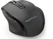 Amazon Basics Ergonomic Wireless PC Mouse - DPI adjustable - Black picture