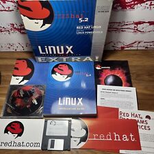 Linux Red Hat 5.2 Operating System PC CD ROM Sealed Read CIB Ships Fast picture