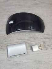 Vintage Microsoft Arc Wireless Mouse Model 1349 And Receiver FOR PARTS ONLY  picture
