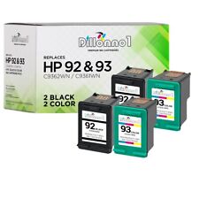 4 PACK For HP 92 93 Black & Color Ink For Photosmart 7850 C3125 C3140 C3150 C317 picture