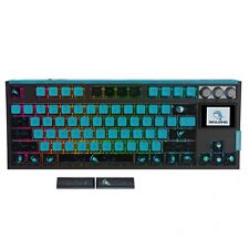 SKYLOONG GK87 Jellyfish Pudding Keycaps RGB Backlit Gaming Keyboard, Hot Swap... picture