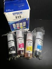 Epson 512 4PK Ink Cyan, Magenta, Yellow, Black Exp 10/2027 - Open Box picture