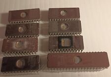 QTY.  8  VINTAGE INTEL, NEC PROC. EPROMS , ETC EPROMS ERASED - SHIPS FROM USA picture
