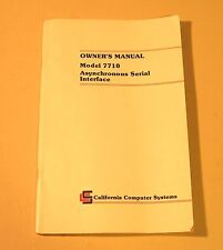 Very Rare Owner's Manual to one of the First Apple II Serial Cards picture