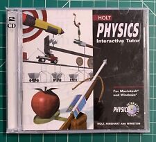 Holt Physics Interactive Tutor CDROM Vintage Mac/Windows Brand New Sealed picture