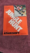 ATARISOFT Jungle Hunt Apple II 1983, Open Original Box, Disc And Paperwork  picture