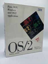 Vintage NEW SEALED NOS IBM OS/2 FOR WINDOWS VERSION 2.1 3.5