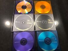 6 Memorex CD-R Cool Colors CD-R 40x 700 MB 80 Minutes picture