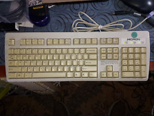 MICRON NMB KEYBOARD NO. RT2258TW, PSR, BEIGE, CLEANED AND TESTED. picture