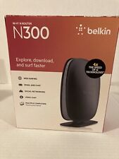 Belkin N300 300 Mbps 4-Port 10/100 Wireless N Router (F9K1002) With Box & Manual picture
