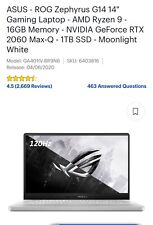Asus ROG Zephyrus G14 Gaming Laptop -AMD Ryzen 9- 16gb- NVIDIA GeForce RTX 2060 picture