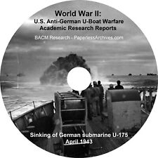 World War II: U.S. Anti-German U-Boat Warfare Academic Research Reports picture