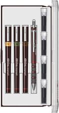 rOtring Isograph Junior Set 3X Technical Pens (0.20mm, 8 Piece Set, Red  picture