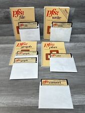 Vintage 1980s PFS: Write Graph File Plan Convert Software for Apple IIc/IIe  D8 picture