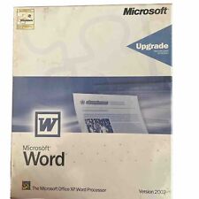 Microsoft WORD 2002 Upgrade CD-ROM Software (w/ key) NEW picture