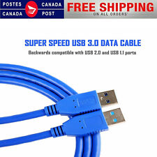 USB 3.0 Type-A Male to Male USB to USB Cable Cord for Data Transfer Charger Lead picture