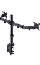 Monitor Dual Mount Ergear Desk Arm Adjustable Fully Computer Stand up to 32 inch picture