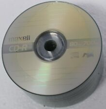 50 Maxell Blank CD-R CDR Recordable Logo Branded 48X 700MB 80MIN Media Disc picture