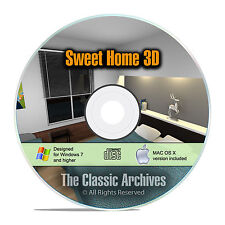 Sweet Home 3D Interior Design House Architect Software, Kitchen Bathroom CAD F15 picture